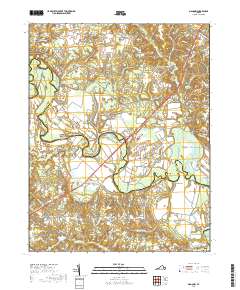 Manquin 2019 topographic map thumbnail