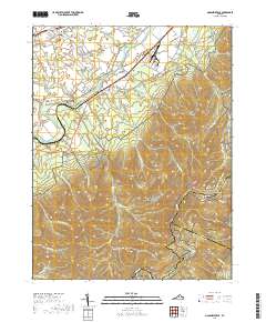McGaheysville 2019 topographic map thumbnail