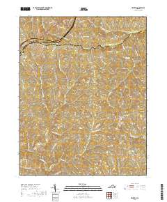 Meherrin 2019 topographic map thumbnail