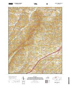 Natural Bridge 2019 topographic map thumbnail