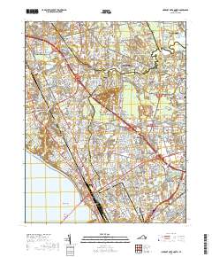 Newport News North 2019 topographic map thumbnail