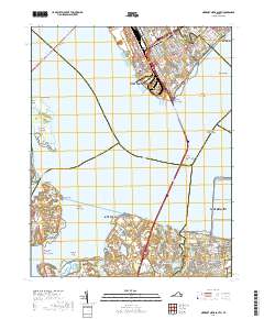 Newport News South 2019 topographic map thumbnail
