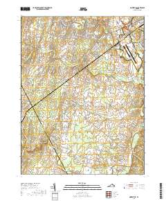 Nokesville 2019 topographic map thumbnail