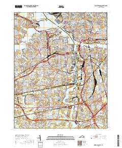 Norfolk South 2019 topographic map thumbnail