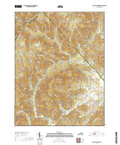 Old Rag Mountain 2019 topographic map thumbnail