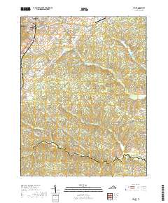 Orange 2019 topographic map thumbnail