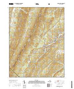 Orkney Springs 2019 topographic map thumbnail