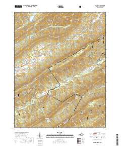Paint Bank 2019 topographic map thumbnail