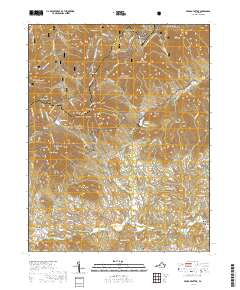Peaks of Otter 2019 topographic map thumbnail