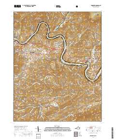 Pearisburg 2019 topographic map thumbnail
