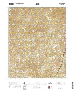 Pittsville 2019 topographic map thumbnail