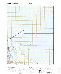 Poquoson East 2019 topographic map thumbnail