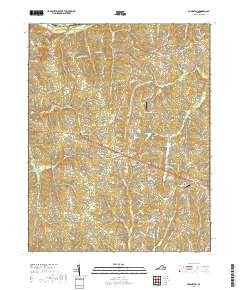 Powhatan 2019 topographic map thumbnail