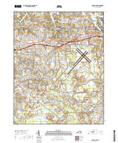 Princess Anne 2019 topographic map thumbnail
