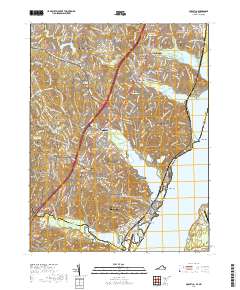 Quantico 2019 topographic map thumbnail