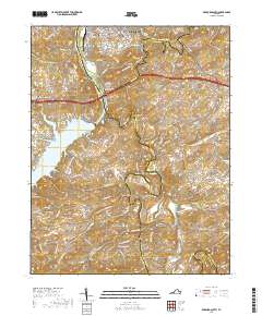 Radford South 2019 topographic map thumbnail