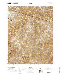 Rectortown 2019 topographic map thumbnail