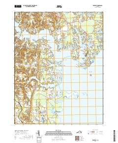 Reedville 2019 topographic map thumbnail