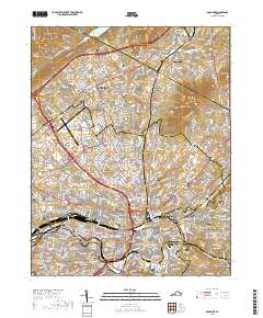 Roanoke 2019 topographic map thumbnail