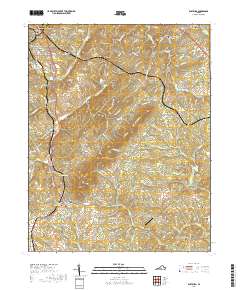Rustburg 2019 topographic map thumbnail