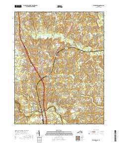 Ruther Glen 2019 topographic map thumbnail