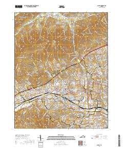 Salem 2019 topographic map thumbnail