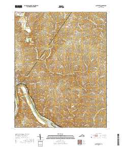 Scottsville 2019 topographic map thumbnail