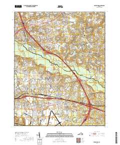 Seven Pines 2019 topographic map thumbnail