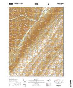 Singers Glen 2019 topographic map thumbnail
