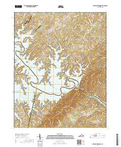 Smith Mountain Dam 2019 topographic map thumbnail