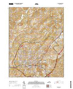 Staunton 2019 topographic map thumbnail