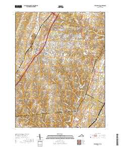 Stephens City 2019 topographic map thumbnail