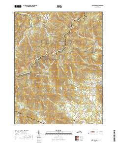 Swift Run Gap 2019 topographic map thumbnail