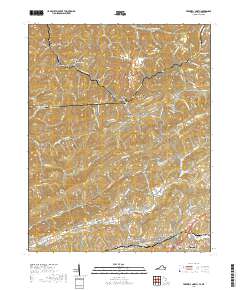 Tazewell North 2019 topographic map thumbnail