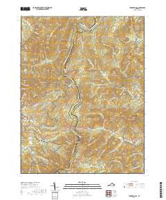 Thornton Gap 2019 topographic map thumbnail