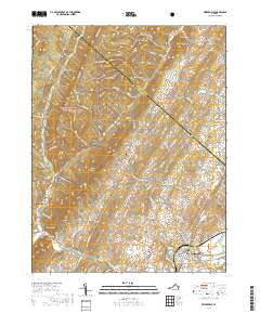Timberville 2019 topographic map thumbnail