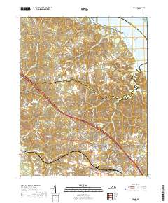 Toano 2019 topographic map thumbnail