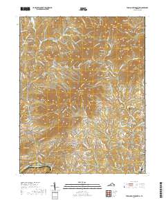 Tobacco Row Mountain 2019 topographic map thumbnail