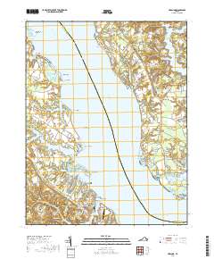 Urbanna 2019 topographic map thumbnail
