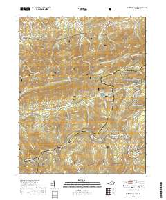 Whitetop Mountain 2019 topographic map thumbnail