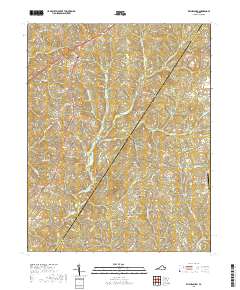 Wylliesburg 2019 topographic map thumbnail