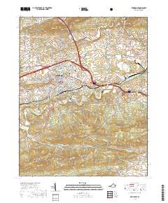 Wytheville 2019 topographic map thumbnail