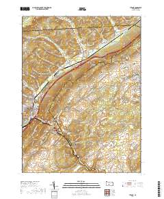 Tyrone 2019 topographic map thumbnail
