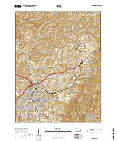 Uniontown 2019 topographic map thumbnail