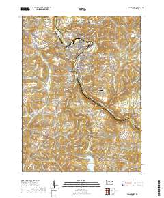 Vandergrift 2019 topographic map thumbnail