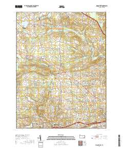 Wagontown 2019 topographic map thumbnail