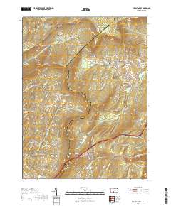 Wells Tannery 2019 topographic map thumbnail