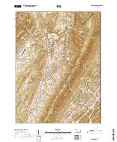 Williamsburg 2019 topographic map thumbnail