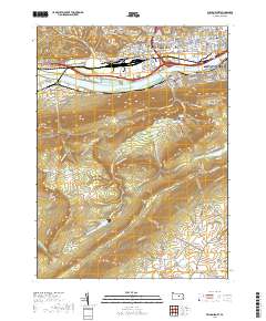 Williamsport 2019 topographic map thumbnail