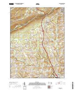 Wind Gap 2019 topographic map thumbnail